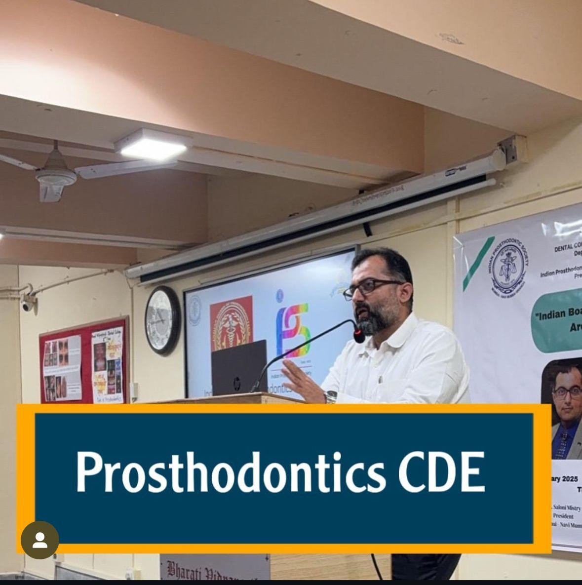 CDE Programme- Department of Prosthodontics