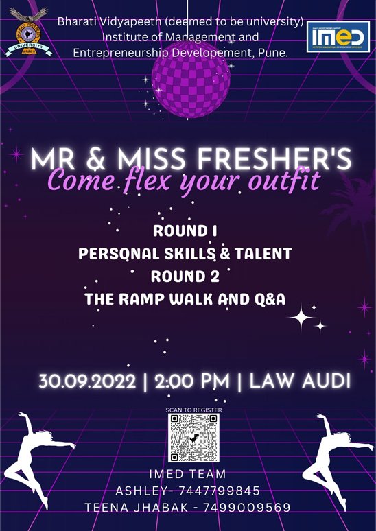 MR & MISS FRESHER'S