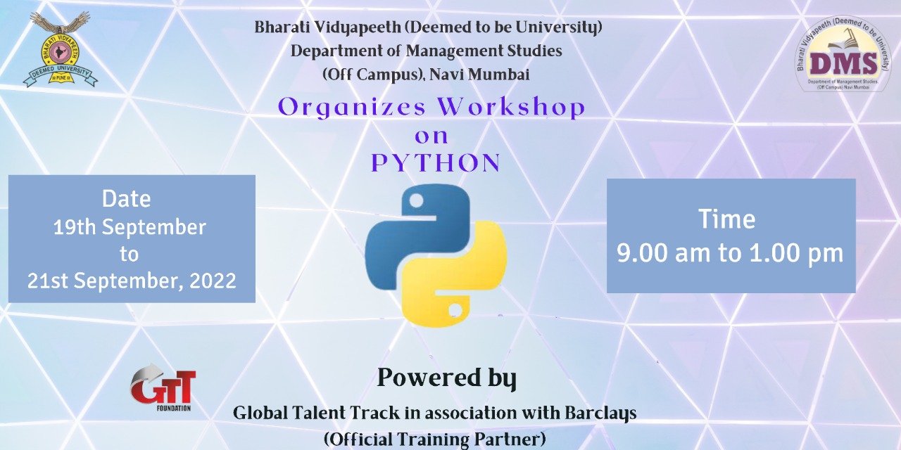 Three Days Python Workshop
