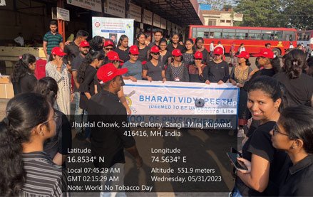 Awareness skit and Cycle rally on World No Tobacco Day