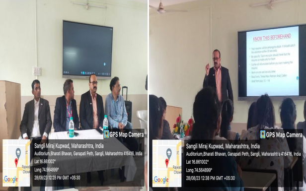 Guest Lecture on Resume Writing